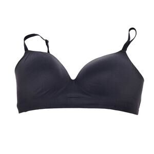 Soma Enbliss Gray Soft Brushed Fabric Wireless Smooth T-Shirt Bra Size 36C